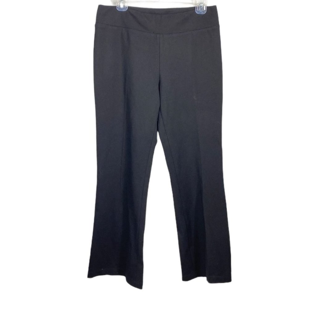Insight Black Stretch Boot Cut Pull On Pants 10
